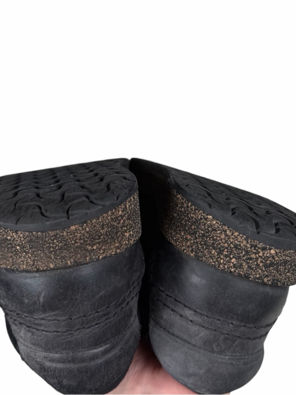 Birkenstock HONNEF LOW Black Suede Leather Size 39- US Womens-8 Mens-6 - Picture 12 of 13